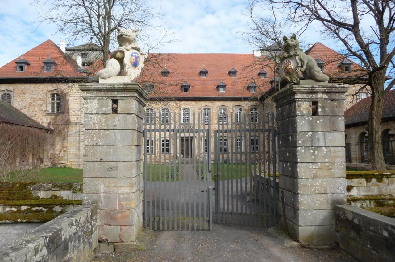 Ferienzimmer Im Schloss Burgpreppach Exteriör bild